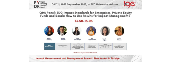 Sabancı ARF Almost Ready to Fly “Impact Measurement ve Manegement: Time to Act in Türkiye” Zirvesin’deydi.